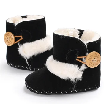 New Fashion Warm Leather Baby Boots Newborn Infant Buckle Strap Fur Snow Boots Skid-Proof Sole Baby Winter Shoes For Boy Girl
New Fashion Warm Leather Baby Boots Newborn Infant Buckle Strap Fur Snow Boots Skid-Proof Sole Baby Winter Shoes For Boy Girl