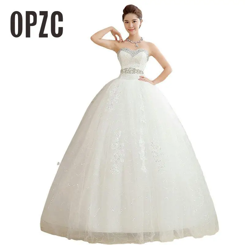 Custom Made V Neck 2017 New Arrival Korean Style White Princess Fashionable Lace Wedding Dress Tulle Wedding Dresses T203
Custom Made V Neck 2017 New Arrival Korean Style White Princess Fashionable Lace Wedding Dress Tulle Wedding Dresses T203