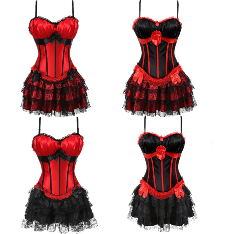 Gothic Sexy Burlesque exotic Tutu Skirt Corset Overbust Corset Bustier Party Showgirl Dance Dress Plus Size S-2XL
Gothic Sexy Burlesque exotic Tutu Skirt Corset Overbust Corset Bustier Party Showgirl Dance Dress Plus Size S-2XL