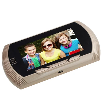 4 Inch TFT Color Display Motion Detection Smart Digital Door Viewer IR-Cut Video Digital Door Peephole Camera
4 Inch TFT Color Display Motion Detection Smart Digital Door Viewer IR-Cut Video Digital Door Peephole Camera