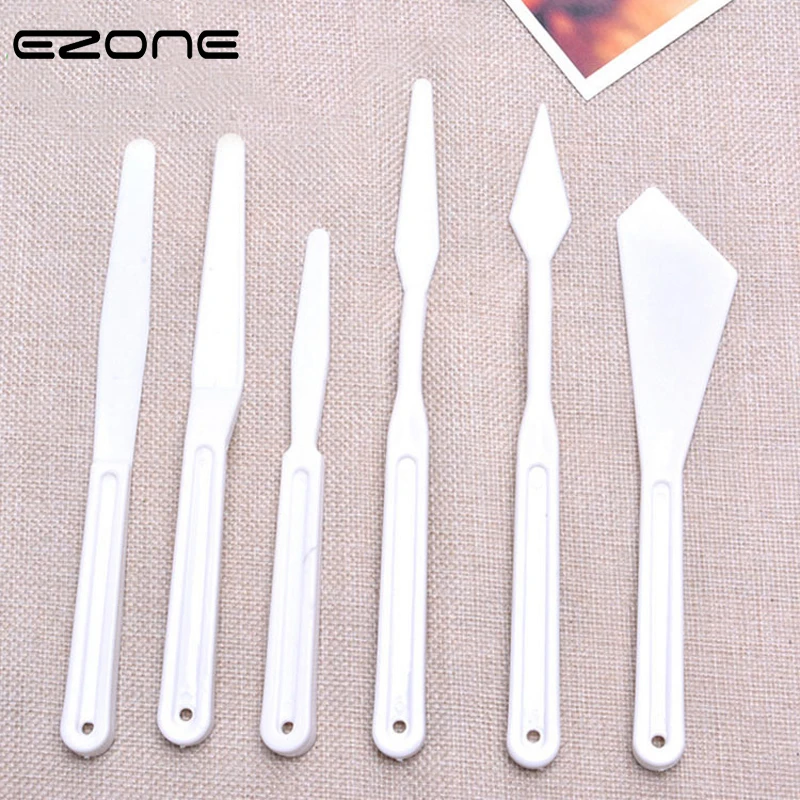EZONE 6Pcs Plastic Clay Craft Tool Modeling Clay Wax Sculpture Knife For Tool Set Arts Crafts Supplies Practical
EZONE 6Pcs Plastic Clay Craft Tool Modeling Clay Wax Sculpture Knife For Tool Set Arts Crafts Supplies Practical