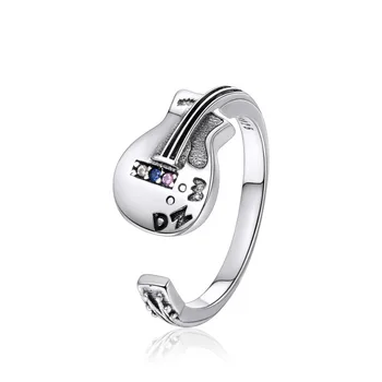 Kpop 925 Sterling Silver Ring Statement Jewelry Cubic Zirconia Crystal Music Bass Adjustable Open Ring Gift for Women R13114
Kpop 925 Sterling Silver Ring Statement Jewelry Cubic Zirconia Crystal Music Bass Adjustable Open Ring Gift for Women R13114