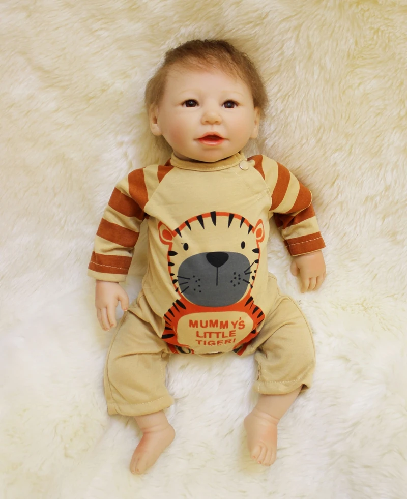 20" Little real born dolls realitic boy doll reborn silicone reborn babies for children gift bebe alive reborn bonecas
20" Little real born dolls realitic boy doll reborn silicone reborn babies for children gift bebe alive reborn bonecas