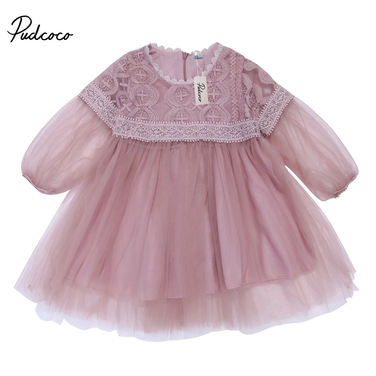 Pudcoco Flower Baby Girl Princess Dress Kids Baby Tulle Patchwork Lace Long Sleeve Tutu Mini Dresses
Pudcoco Flower Baby Girl Princess Dress Kids Baby Tulle Patchwork Lace Long Sleeve Tutu Mini Dresses