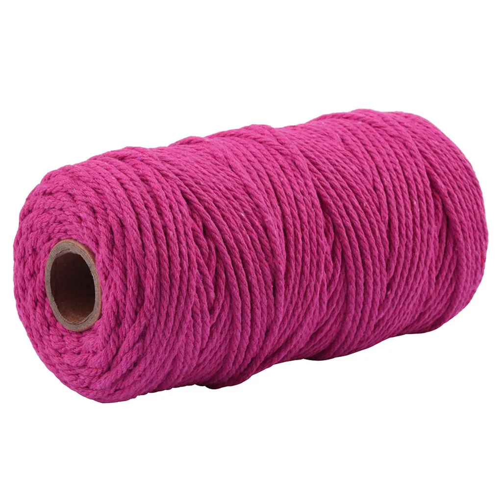 Cotton thread 3.5MM x 100M Cord for Wall Hanging Dream Catcher hilos para tejer a ganchillo crochet lana para tejer Macrame
Cotton thread 3.5MM x 100M Cord for Wall Hanging Dream Catcher hilos para tejer a ganchillo crochet lana para tejer Macrame