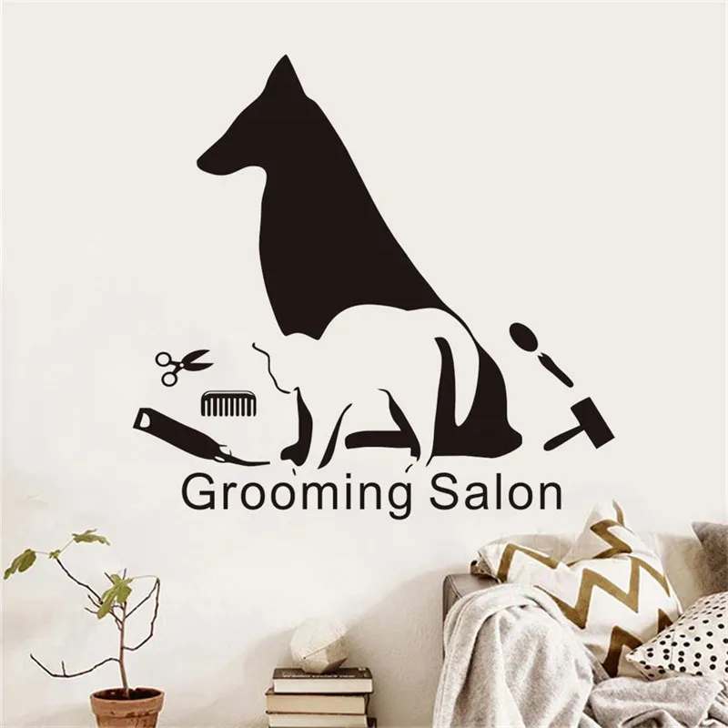 New Arrival Grooming Salon Pet Shop Decor Wall Sticker Vinyl Removable Waterproof Decals Home Art Decor Pet Shop Wallpaper
New Arrival Grooming Salon Pet Shop Decor Wall Sticker Vinyl Removable Waterproof Decals Home Art Decor Pet Shop Wallpaper