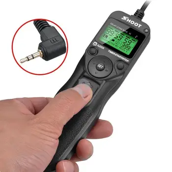 

SHOOT RS-60E3 LCD Timer Shutter Release Remote Control for Canon EOS 650D 600D 550D 500D 1000D 450D 400D 350D 300D 100D 700D 60D