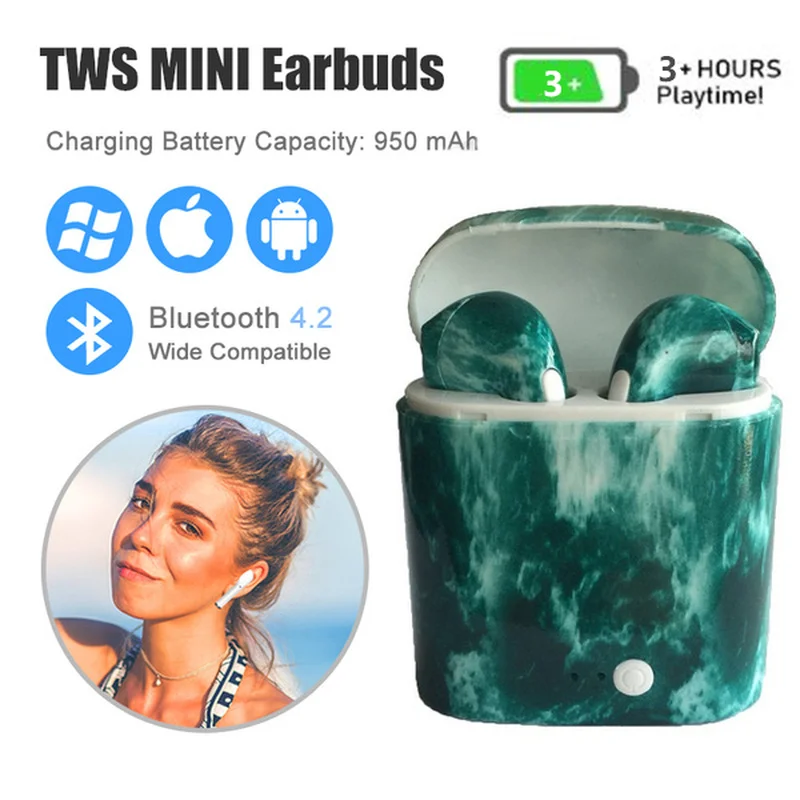 MKUYT I7S Customizing Mini Upgraded Wireless Headphones Bluetooth Earphone Twins Stereo Headset Earbuds with Charging Box Mic
MKUYT I7S Customizing Mini Upgraded Wireless Headphones Bluetooth Earphone Twins Stereo Headset Earbuds with Charging Box Mic