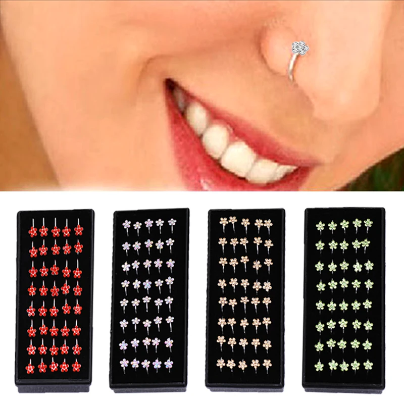 LNRRABC 1PC Hot Sale Women Fashion Jewelry Ring Crystal Flowers Charm Nosering Body Jewelry
LNRRABC 1PC Hot Sale Women Fashion Jewelry Ring Crystal Flowers Charm Nosering Body Jewelry