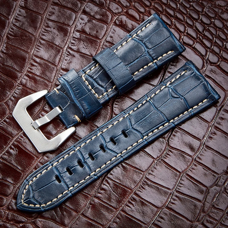 Watch Band Genuine leather Watchband for male Wrist Watches Straps 20mm 22mm 24mm 26mm Man sports Watch brown Black blue belt
Watch Band Genuine leather Watchband for male Wrist Watches Straps 20mm 22mm 24mm 26mm Man sports Watch brown Black blue belt