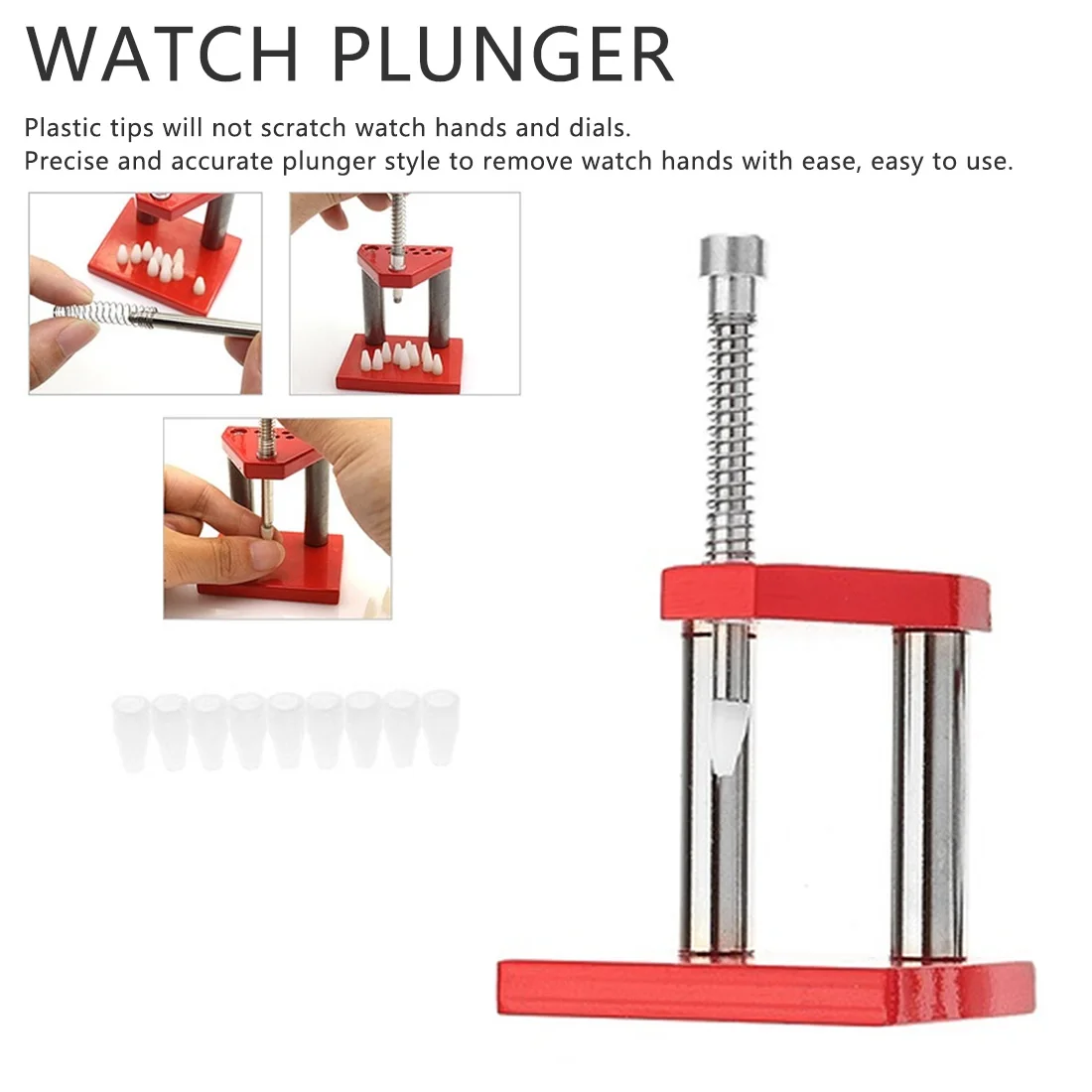 Professional safe Watch Hand Plunger Puller Remover Set Wristwatch Repair Tool watch parts tool for watchmaker Watch Tool Kit
Professional safe Watch Hand Plunger Puller Remover Set Wristwatch Repair Tool watch parts tool for watchmaker Watch Tool Kit