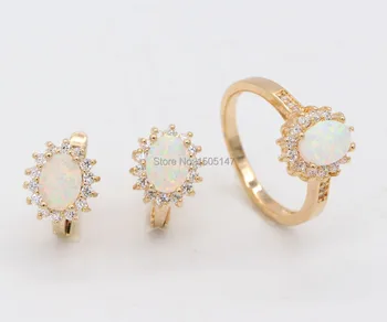 GZJY Fashion Jewelry Sets White Fire Opal Champagne Gold Color Zirconia Earrings Ring Jewelry Set For Women Wedding Anniversary
GZJY Fashion Jewelry Sets White Fire Opal Champagne Gold Color Zirconia Earrings Ring Jewelry Set For Women Wedding Anniversary