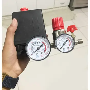 7.25-125PSI Air Compressor Pressure Valve Switch Manifold Relief Regulator Gauges 240V 15A
7.25-125PSI Air Compressor Pressure Valve Switch Manifold Relief Regulator Gauges 240V 15A