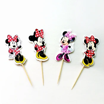 New 720pcs Cartoon Minnie Dancing Cupcake Toppers pick Kids girl Birthday Party Supplies wedding cake flag Decoration wholesale
New 720pcs Cartoon Minnie Dancing Cupcake Toppers pick Kids girl Birthday Party Supplies wedding cake flag Decoration wholesale