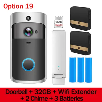 Smart IP Video Intercom Deurbel Met WIFI Video Ring Phone Door Bell Cam WIFI for Home Alarm Wireless Security Doorbell Camera
Smart IP Video Intercom Deurbel Met WIFI Video Ring Phone Door Bell Cam WIFI for Home Alarm Wireless Security Doorbell Camera