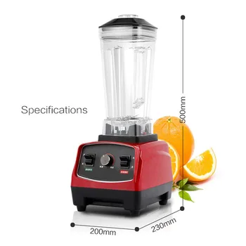 SHIPULE Commercial Grade Timer Blender Mixer Heavy Duty Automatic Fruit Juicer Food Processor Ice Crusher Smoothies 1650W
SHIPULE Commercial Grade Timer Blender Mixer Heavy Duty Automatic Fruit Juicer Food Processor Ice Crusher Smoothies 1650W