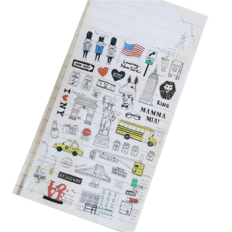 1Pcs Stickers Paper Sticker Rushed Kids Korea Imported Pvc Decorative Sonia New York Holiday
1Pcs Stickers Paper Sticker Rushed Kids Korea Imported Pvc Decorative Sonia New York Holiday