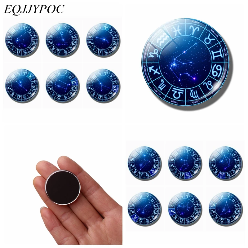 Zodiac Sign decorative refrigerator magnets 12 Constellations 30MM fridge magnet souvenir message board Stickers Home Decoration
Zodiac Sign decorative refrigerator magnets 12 Constellations 30MM fridge magnet souvenir message board Stickers Home Decoration