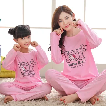 2019 Family Christmas Pajamas Hello Kitty Matching Mother Daughter Clothes Pure Cotton Long Sleeve Kids Pijamas Pyjamas Fille
2019 Family Christmas Pajamas Hello Kitty Matching Mother Daughter Clothes Pure Cotton Long Sleeve Kids Pijamas Pyjamas Fille