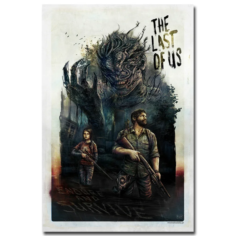 NICOLESHENTING The Last of Us Silk Fabric Poster Print 12x18 24x36 inches Hot Game Wall Pitcures Home Room Decor 018
NICOLESHENTING The Last of Us Silk Fabric Poster Print 12x18 24x36 inches Hot Game Wall Pitcures Home Room Decor 018