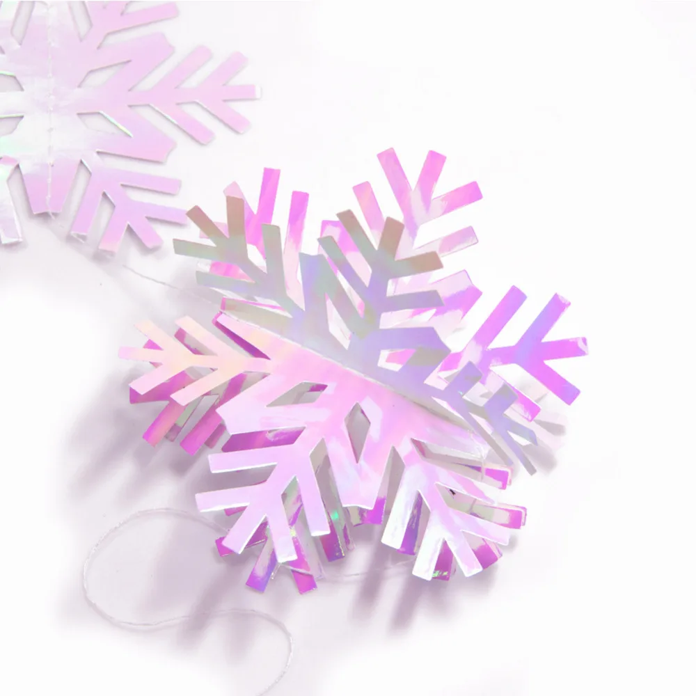 Christmas Decor Snowflake Rainbow Film Hanging Decorations Shimmering Home Party New Year Supplies Winter Xmas Tree Decor
Christmas Decor Snowflake Rainbow Film Hanging Decorations Shimmering Home Party New Year Supplies Winter Xmas Tree Decor