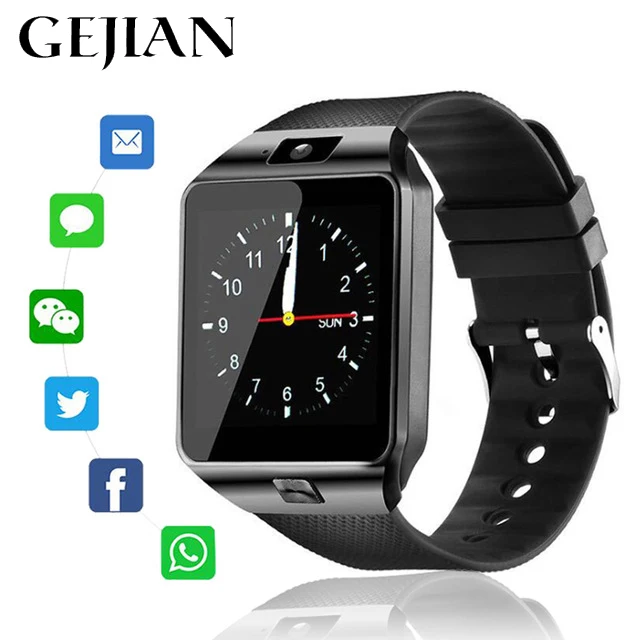 GEJIAN smart watch clock with SIM card slot push message Bluetooth connection Android phone smart watch men's sports watch
GEJIAN smart watch clock with SIM card slot push message Bluetooth connection Android phone smart watch men's sports watch