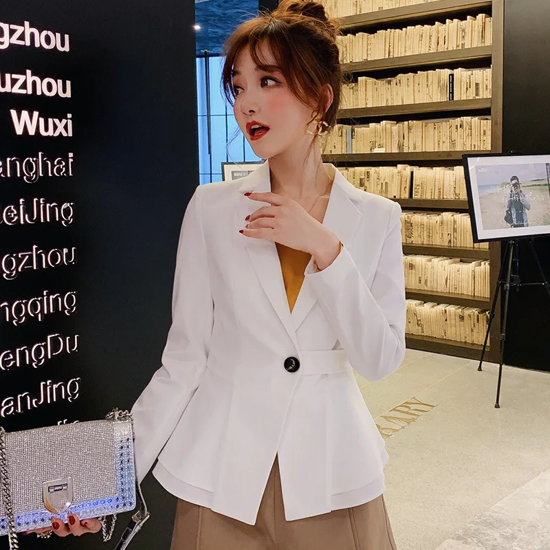 Women blazers and jackets new style women's slim business casual suit Slim solid color OL temperament small suit jacket
Women blazers and jackets new style women's slim business casual suit Slim solid color OL temperament small suit jacket