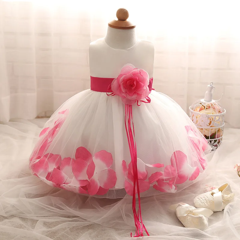 Newborn Baby Girl 1 Year Birthday Dress 