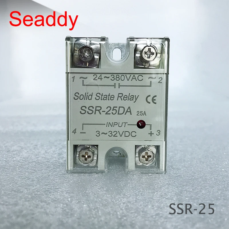 Solid State Relay SSR-25VA actually 220V AC TO 24-380V AC 25A relay with comfortable price
Solid State Relay SSR-25VA actually 220V AC TO 24-380V AC 25A relay with comfortable price