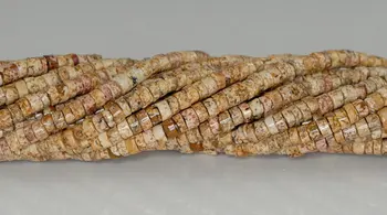 4x2mm Picture Jasper Gemstone Grade A Brown Heishi Slice Loose Beads 15 inch Full Strand (90182226-376)
4x2mm Picture Jasper Gemstone Grade A Brown Heishi Slice Loose Beads 15 inch Full Strand (90182226-376)