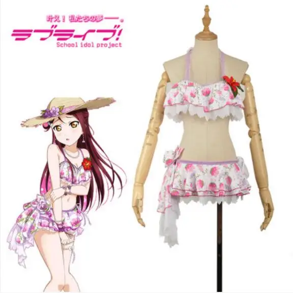 LoveLive!Sunshine!!COSPLAY Anime COS Sakurauchi Riko COS Halloween Party sweet and cute Lolita Bikini swimsuit Costumes
LoveLive!Sunshine!!COSPLAY Anime COS Sakurauchi Riko COS Halloween Party sweet and cute Lolita Bikini swimsuit Costumes