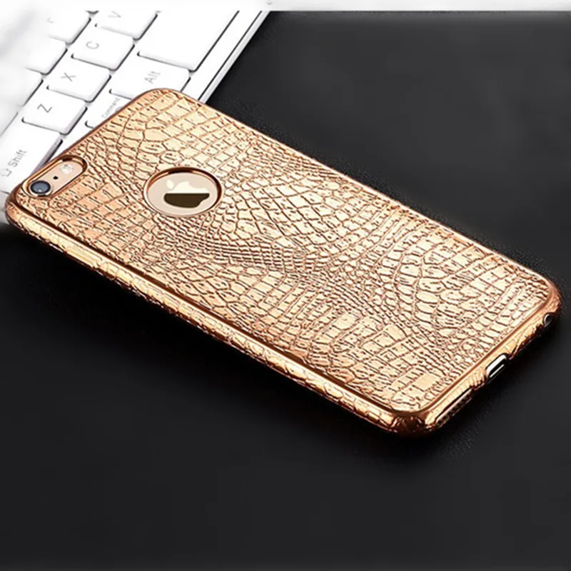 Luxury 3D Crocodile Snake Print Plating Case For iPhone 7 6 6s Plus 5 S 5S SE Ultra Thin Soft TPU Silicone phone Back Cover
Luxury 3D Crocodile Snake Print Plating Case For iPhone 7 6 6s Plus 5 S 5S SE Ultra Thin Soft TPU Silicone phone Back Cover