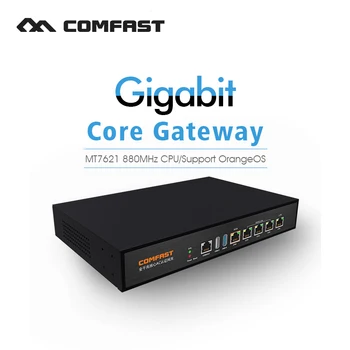 880Mhz Core Full Gigabit Gateway COMFAST CF-AC100 AC gateway controller MT7621 wifi project manager with 4*1000Mbps WAN/LAN port
880Mhz Core Full Gigabit Gateway COMFAST CF-AC100 AC gateway controller MT7621 wifi project manager with 4*1000Mbps WAN/LAN port