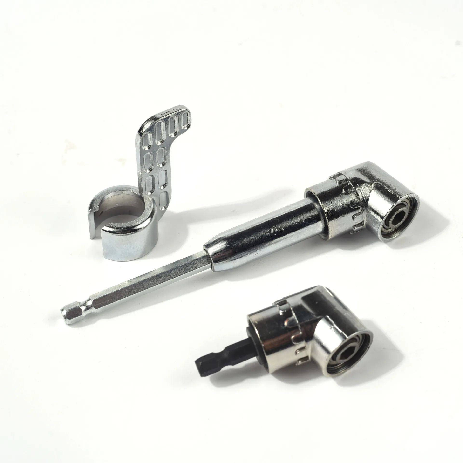 1/4" Hex Magnetic Angle Bit Driver Adapter Screwdriver 105 Degree Adjustable Thumb Flange Off-Set Power Head Power Drill Driver
1/4" Hex Magnetic Angle Bit Driver Adapter Screwdriver 105 Degree Adjustable Thumb Flange Off-Set Power Head Power Drill Driver