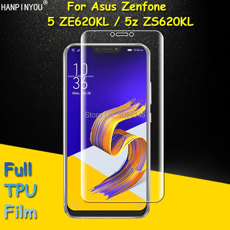 Full Coverage Clear Soft TPU Film Screen Protector For Asus Zenfone 5 5z ZE620KL /ZS620KL ,Cover Curved Parts Not Tempered Glass
Full Coverage Clear Soft TPU Film Screen Protector For Asus Zenfone 5 5z ZE620KL /ZS620KL ,Cover Curved Parts Not Tempered Glass