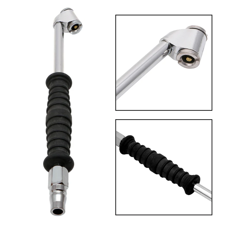 Auto Car Motorcycle Long Reach Tire Air Inflator Dual Head Type Chuck Valve New C45
Auto Car Motorcycle Long Reach Tire Air Inflator Dual Head Type Chuck Valve New C45