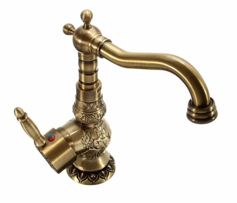 Free ship single hole Swivel Spout Antique Brass Bathroom Faucet Flowers Carved Vessel Sink Mixer Tap
Free ship single hole Swivel Spout Antique Brass Bathroom Faucet Flowers Carved Vessel Sink Mixer Tap