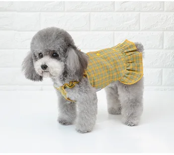 Spring and SummeLr Dog Clothes with Big Bow Decor Yellow Red Colors S-2XL Sizes Dress Dog Skirt Pet Clothes Small Dog Clothes
Spring and SummeLr Dog Clothes with Big Bow Decor Yellow Red Colors S-2XL Sizes Dress Dog Skirt Pet Clothes Small Dog Clothes
