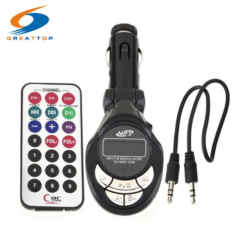 Hot Selling Cheap Car MP3 Player Wireless FM Transmitter Car Modulator USB Charger SD Remote 206 FM channels Wholesale
Hot Selling Cheap Car MP3 Player Wireless FM Transmitter Car Modulator USB Charger SD Remote 206 FM channels Wholesale