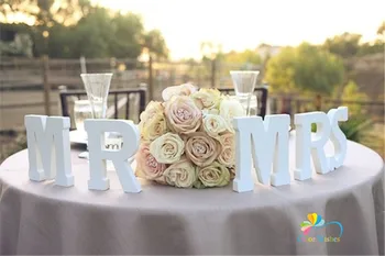 1Set White Mr & Mrs Letters Sign Wedding Hanging Standing Signs for Table Party Decorations
1Set White Mr & Mrs Letters Sign Wedding Hanging Standing Signs for Table Party Decorations