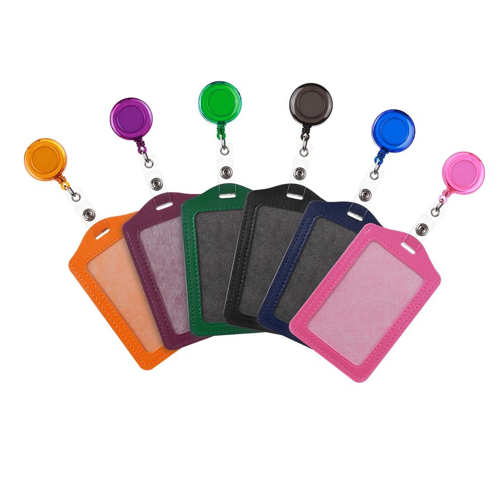 Bus ID Card Holders Identity Badge with Retractable Reel No Zipper Cheap Bank Credit Card Holders Tag Office Supplies Wholesale
Bus ID Card Holders Identity Badge with Retractable Reel No Zipper Cheap Bank Credit Card Holders Tag Office Supplies Wholesale