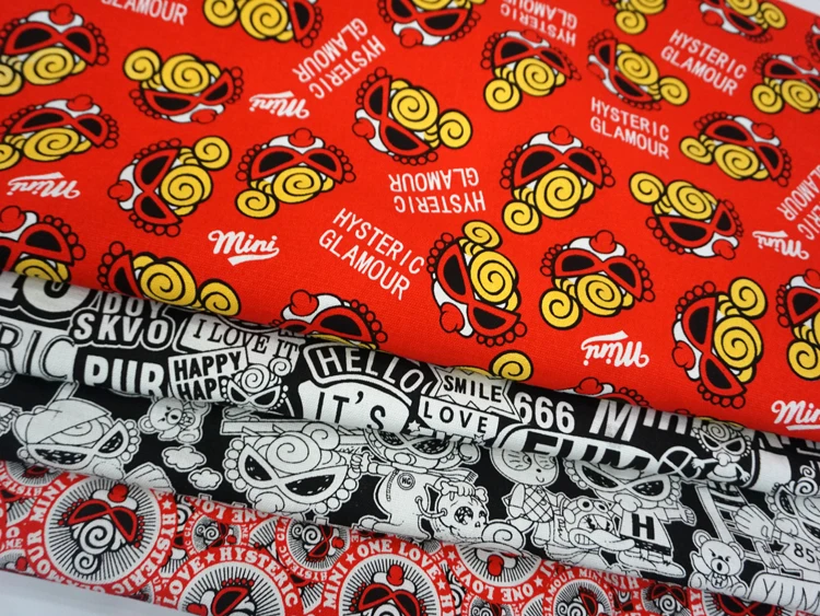 90x145cm hysteric mini cotton&polyester fabric Patchwork DIY material Curtain canvas bag Quilting Sewing Textile Tildacloth
90x145cm hysteric mini cotton&polyester fabric Patchwork DIY material Curtain canvas bag Quilting Sewing Textile Tildacloth