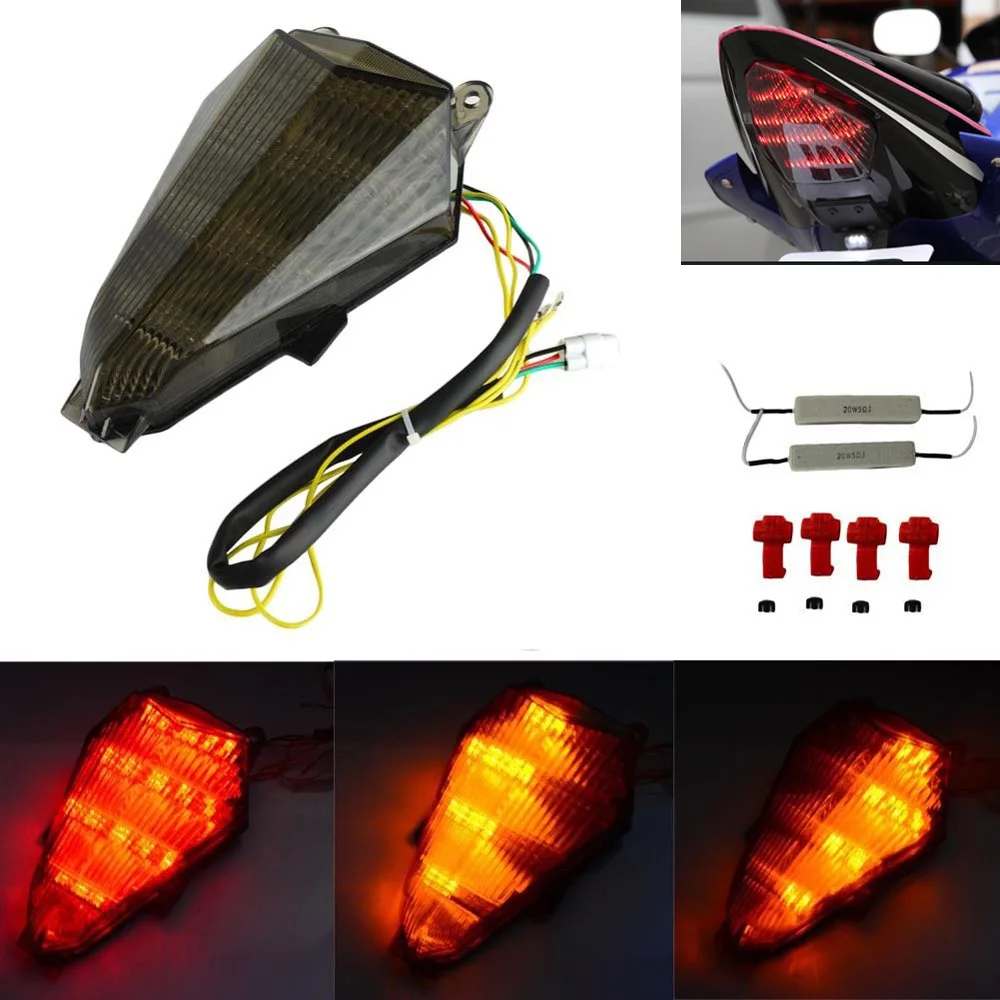 For 2006-2013 Yamaha YZFR6 YZF R6 Smoke LED Tail Brake Rear Turn Signals Indicator Warning Stop Lights 2006 2007 2008 2009-2013
For 2006-2013 Yamaha YZFR6 YZF R6 Smoke LED Tail Brake Rear Turn Signals Indicator Warning Stop Lights 2006 2007 2008 2009-2013