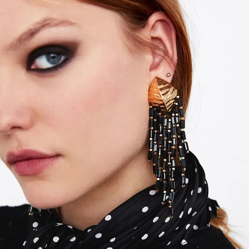Best lady Multi Color Bright Beads Tassel Earrings Drop Dangle Charm Statement Long Earring For Women Wedding Jewelry Wholesale
Best lady Multi Color Bright Beads Tassel Earrings Drop Dangle Charm Statement Long Earring For Women Wedding Jewelry Wholesale