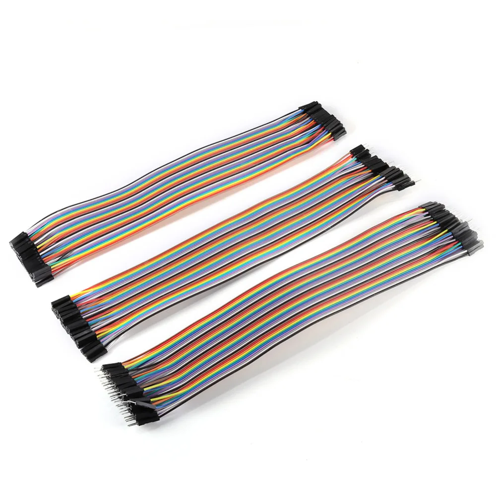 120pcs Dupont Line 30cm Wires Jumper Dupont Cable Jump For Arduino Male To Male/ Male To Female/ Female To Female Wire Colorful
120pcs Dupont Line 30cm Wires Jumper Dupont Cable Jump For Arduino Male To Male/ Male To Female/ Female To Female Wire Colorful