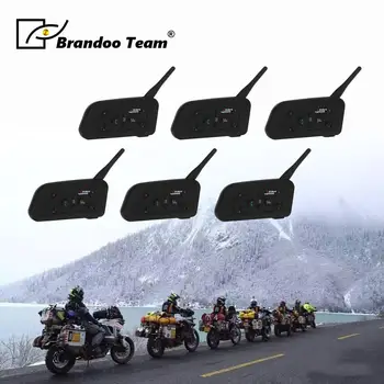 6pcs Motorcycle Bluetooth Helmet Headsets Intercom for 6 riders BT Wireless intercomunicador Interphone motor earphone
6pcs Motorcycle Bluetooth Helmet Headsets Intercom for 6 riders BT Wireless intercomunicador Interphone motor earphone