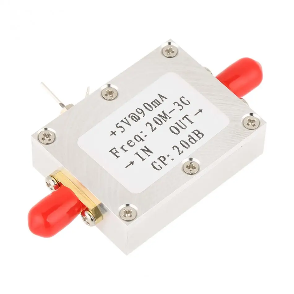 1pc Durable Wideband 0.02-3GHZ Gain 20DB RF Power Amplifier Module Board Radio Frequency
1pc Durable Wideband 0.02-3GHZ Gain 20DB RF Power Amplifier Module Board Radio Frequency