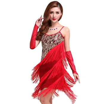 Latin Dance Dress Women Sexy Flapper Sequined Fringed Dance Dress Ladies Rumba Latin Dress
Latin Dance Dress Women Sexy Flapper Sequined Fringed Dance Dress Ladies Rumba Latin Dress