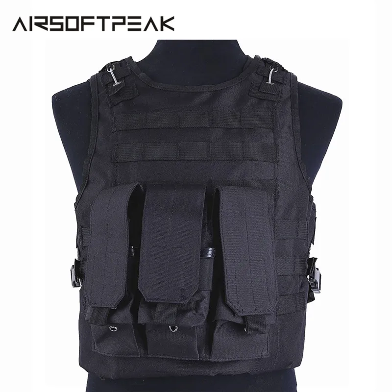 Tactical Vest Outdoor Military Airsoft Hunting Vest Molle Magazine Pouch CS Combat Sports Durable Nylon Assault Plate Carrier
Tactical Vest Outdoor Military Airsoft Hunting Vest Molle Magazine Pouch CS Combat Sports Durable Nylon Assault Plate Carrier