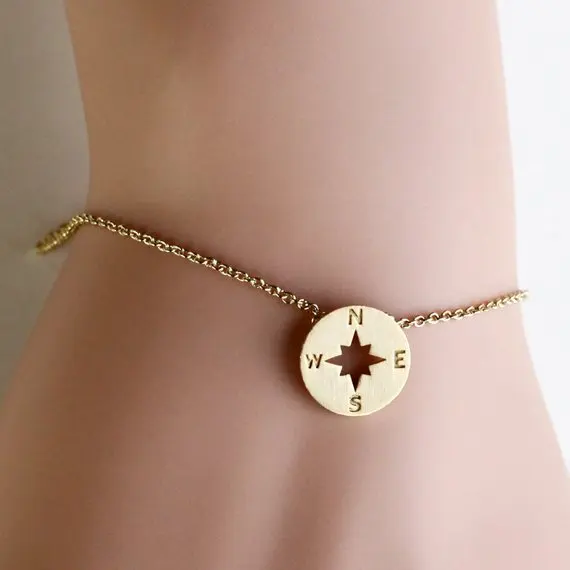 geometric Tiny Small Compass Bracelets Simple North South Coin Disc Circle Disk Direction Marine nautical sailor lucky bracelet
geometric Tiny Small Compass Bracelets Simple North South Coin Disc Circle Disk Direction Marine nautical sailor lucky bracelet